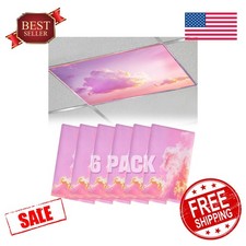 Biubee 6pk Magnetic Light Covers Golden Afterglow 4x2 FT picture