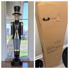Hard To Find NIB/ Life-Size/4 FEET Skeleton Nutcracker CRACKER BARREL 2026 picture
