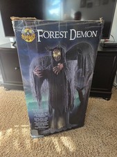 Spirit Halloween Forest Demon Retired Halloween Animatronic Prop W/box picture