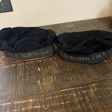 USS North Dakota BB-29 Battleship Cap Tallies Rare US Navy Flat Hat. Lot Of 2 picture