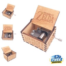 Antique Hand Crank Music Box - Enchanting Song of Storms in Vintage Style picture