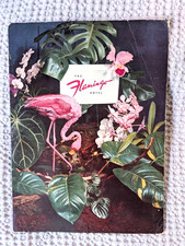 Vintage 1950's Restaurant Menu for the Flamingo Hotel Las Vegas Nevada picture