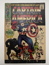 Captain America #100 (Marvel Comics April 1968) π KEY ISSUE π₯ MID GRADE picture