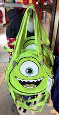 Disney Parks 2026 Monsters Inc Mike Wazowski Big Face Tote Bag Pixar NEW picture