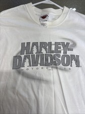 Vintage 90s Harley Davidson Erie PA T-Shirt XL Hanes Beefy-T Made in USA NWOT picture