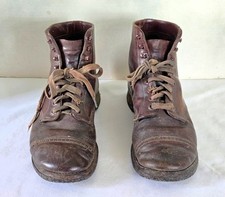 Vintage WWII U.S. M1939 Service Shoes - Walking Out Boots picture