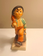 Goebel M.I. Hummel Club Boy With Umbrella Porcelain Figurine Boxed 1970s picture