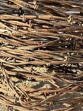 Authentic Rusty Barb Wire 12.5 Feet. Sharp old rustic look for crafting decor. picture