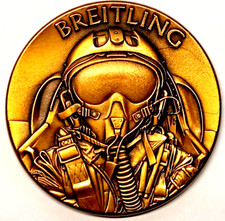 2015 Breitling Jet Team Challenge Coin American Tour Bronze NorthWest Mint 1.75