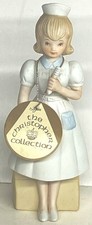 Vintage 1987 Lefton Nurse Figurine 06051 Christopher Collection W/ Tag & Sticker picture