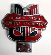Vintage TRIUMPH Sports Owners Association Emblem -  picture