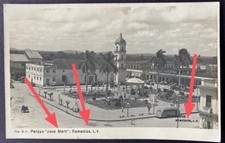 Vintage RPPC Kodak PostCard Remedios Cuba Marti Park Real Photo picture