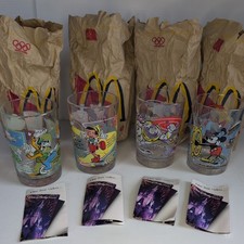 NOS Vintage 2002 McDonald's Disney World 100 Years of Magic Glasses -... picture