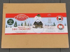 2026 Animated Sam The Snowman Life size Rudolph Collection Animatronic New picture