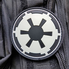  3D PVC STAR WARS IMPERIAL GALACTIC EMPIRE RUBBER HOOK PATCH GLOW IN DARK BADGE picture