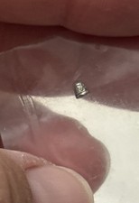Rare HTF SUPER Micro Miniature Metal Sewing Thimble - Tiny Vintage picture