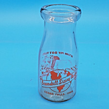 VTG. Half pint brunsbill dairy farm Cedar Falls IA return my bottle or I'll Bust picture