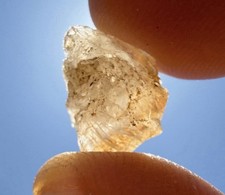 Golden Brazilian Phenacite Crystal: Authentic Phenacite Crystal, 1.05g/5.25ct picture