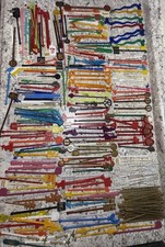 VTG 60s 70s Bar Cocktail Swizzle Sticks Lot Tiki Pan Am Union Pacific Casino MSc picture