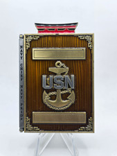 Rare US Navy Chief Far East Charge Book vessel Anchor holder picture