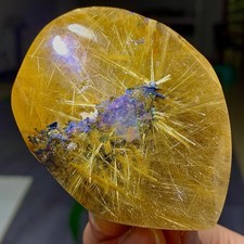 108G Top Natural Rutilated Quartz Crystal Mineral Specimen Healing decor picture