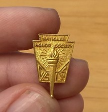 Vintage National Honors Society Gold-Filled Lapel Pin picture