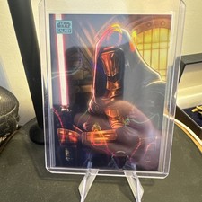 2024 Topps Chrome Star Wars Galaxy Darth Revan Aqua Lava Refractor /175 picture