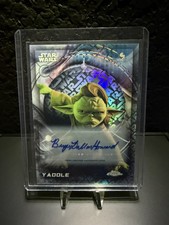 Topps 2026 Star Wars Chrome Yaddle Autograph LogoFractor /77 picture
