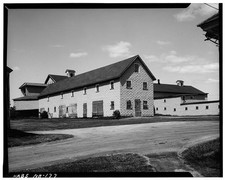 Photo:Canterbury NH 1850s Shaker Church Family Barn Granary HABS picture