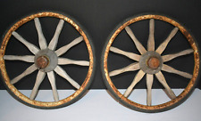 Set of 2 Antique Carriage Buggy Tires 10.25