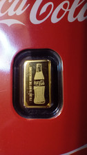COCA COLA GOLD  * 1/2 GRAM .9999 PURE GOLD  * WOW  *   picture