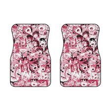 Anime Ahegao Girls Car Mats (2x Front) picture
