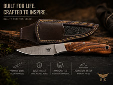 HTK  7.5 inch Custom Damascus Hunting Knife picture