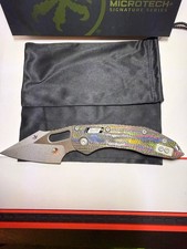 Microtech/Marfione Select Stitch M390MK 80’s Camo Carbon Very Rare UV REACT picture