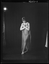 Photo:Miss Eugenie 1923 Studio Portrait Woman Dress picture