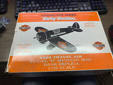 HARLEY DAVIDSON 1929 AIRPLANE BANK TRAVEL AIR DIE CAST - Model R 99200-93V - New picture