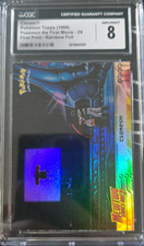 Topps 1999 Pokémon #29 Rainbow Foil 1st Print CGC 8 Movie picture