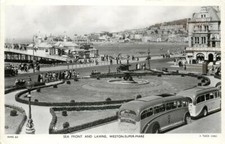Weston-Super-Mare Wiltshire Sea Front And Lawns England OLD PHOTO picture