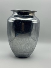 Revere Copper & Brass Metal Ware Chrome Vase Silver Vintage picture