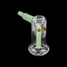 Glass Bubbler Tobacco Smoking Pipe Slime Green Glasslab 303 Made USA picture