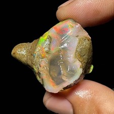 Stunning Ethiopian Opal Rough 55.90 Cts, Large Oil Opal Specimen Natural Opal picture