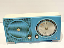 Vintage Mid Century Motorola Turquoise Tube Radio A23B picture
