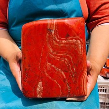 13.1LB TOP Natural Red jasper Quartz Crystal mineral specimen Healing Decoration picture