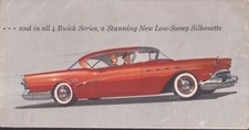 1957 Buick sales broadside Roadmaster Century Super Special 10-56 edition picture