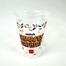 McDonald's Grimace's Birthday Confetti Cup Medium Plastic 2023 No Lid picture