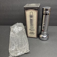 New Retro Workman’s Lightweight 7” Anodized Aluminum LED Flash Light NIB picture