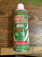 Vintage Snow White Window Flock Spray Collectible Can Fake Snow Christmas Full picture