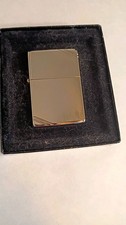 Zippo Vintage Hi Polish Silver PlateLighter in Zippo Box 1994 picture