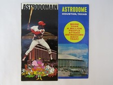 VINTAGE 1968 ASTRODOMAIN & ASTRODOME HOUSTON TEXAS PAMPHLETS NICE picture