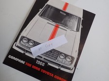 Original 1966 Toyota Corona Sales Brochure Very Cool picture
